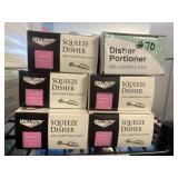 Squeeze Disher Portion Scoops, Size 60, 6 Boxes
