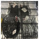 Black Wire Baskets, Various Sizes