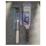 Two Dexter Kitchen Utensils: Turner and Fork