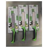 3 Mercer Culinary Millennia Knives
