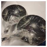 Two 16-Inch Black Woks with Handles