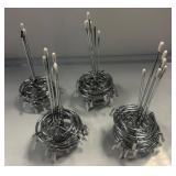 Chrome Check Spindles and Napkin Dispensers