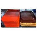 Plastic Serving Trays in Various Colors