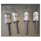 Four Vollrath 12-Inch,14 inch Piano Whisks