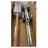 Wood and Aluminum Meat Tenderizers