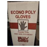 Valu Gards Econo Poly Gloves, Box of 500