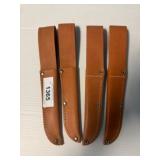 Leather Sheaths for Up to 6-Inch Blade Knives