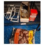 Glove Holder, Drain Basket, Fry Cleaner & Rocks