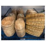 Bulk Lot of Woven Restaurant Baskets