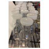 Clear Plastic Beverage Carafes with Lids