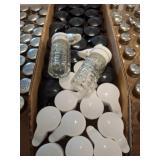 Glass salt and pepper shakers with White and Black