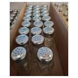 Glass Salt and Pepper Shakers, New