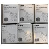 Winco Wall Mount Bottle Openers, Set of 6