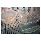 Plastic Bowl, Tray, and Crocks Cover Set