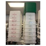 Cambro 6 Qt and 3.5 Qt Food Storage Containers