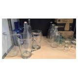 Glass Pitchers and Bottles