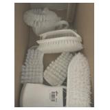White Cleaning Brushes