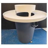 Powser Coated 2-tier Oyster/Seafood Table and Spar