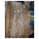 Clear Plastic Shelf Dividers Lot