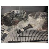 16-Inch Cast Iron Woks Set of Two