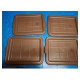 Four Tablecraft Tote Box Covers