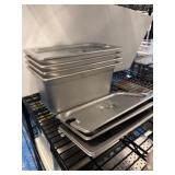 Stainless Steel Pans with Lids,