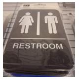WINCO Restroom Information Signs