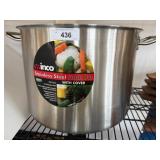 Winco Stainless Steel Stock Pot With Cover