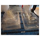 Clear Winco Dome Covers, Full and Half Size