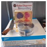 Cake Stand, Batter Dispenser, and Tools