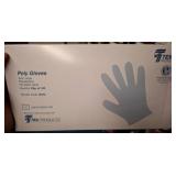 Boxes of TIDI Polyethylene Gloves