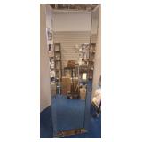 Full-Length Mirror with Black Metal Frame