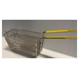 Commercial Fry Baskets with Yellow Handle