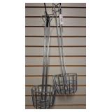 Two Wire Tortilla Shell Fryer Baskets 24in