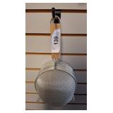 Group of Winco Steel Mesh Strainer with Wood Handl
