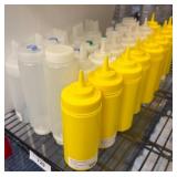 Plastic Squeeze Bottles, Assorted Colors