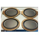4 Lodge Cast Iron Sizzling Platters