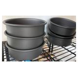 Winco 6-Inch Non-Stick Cake Pans