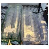 Polycarbonate Tumblers, Green and Clear