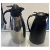 Two Insulated Beverage Carafes