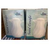 3 Update International 20 oz Swirl Carafes