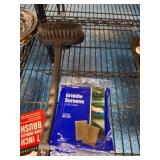 17-Inch Grill Brush and Griddle Screens Lot