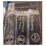 Adhesive Backed Information Signs