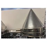12-Inch Cone Cap Strainers, Stainless Steel