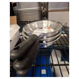 Aluminum Frying Pan Set with Nonstick Handles