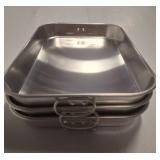 3 Stainless Steel Baking Trays