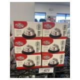 Chrome Finish Call Bells, 4-Inch Diameter