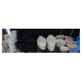 New Porcelain and Ceramic Dishware