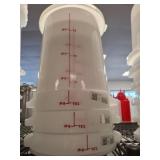 Clear Plastic Food Storage Containers, 12 Qt