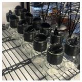 10 oz Glass Bottles with Plastic Lids